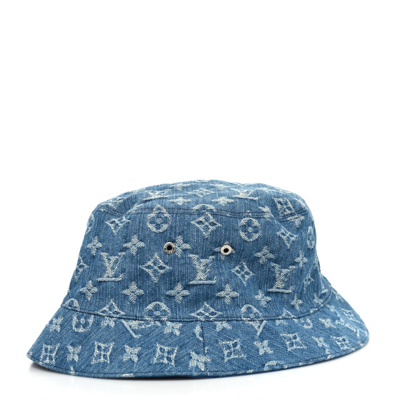 LOUIS VUITTON Monogram Denim Transformable Bob Bucket Hat 62
