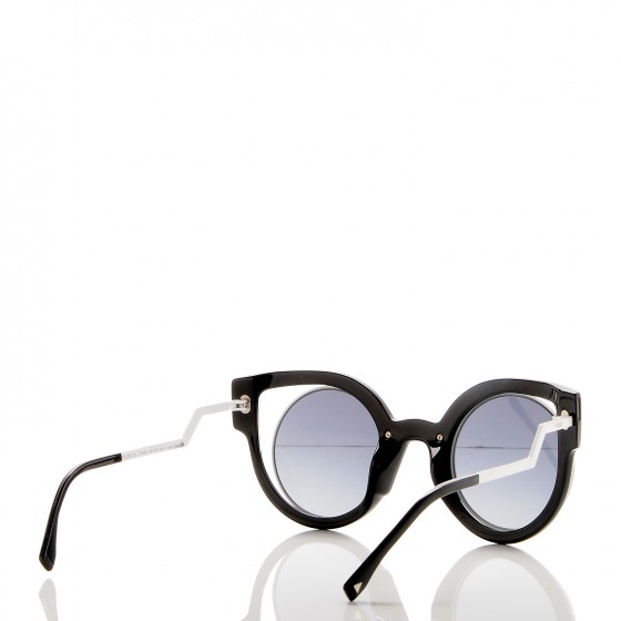 FENDI Paradeyes Sunglasses FF 0137/S White Black 244369