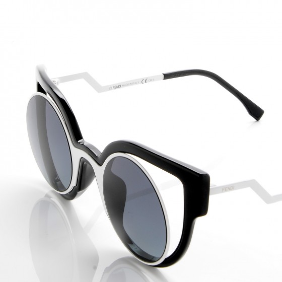 FENDI Paradeyes Sunglasses FF 0137/S White Black 244369