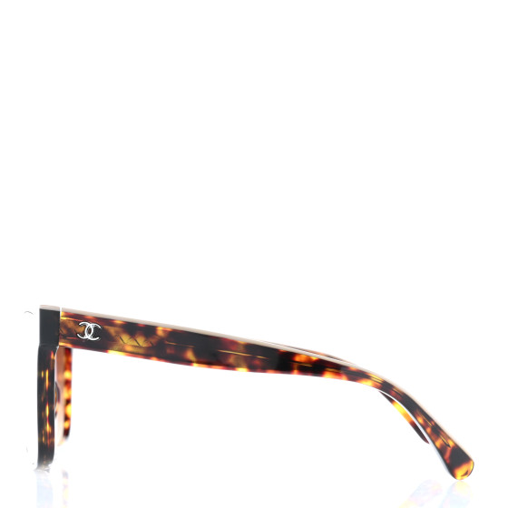 CHANEL 5418-A サングラス CHANEL 5418-A Black Frame Mirror Lens Sunglasses Logo