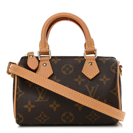 LOUIS VUITTON Monogram Nano Speedy Bandouliere 1001841 | FASHIONPHILE