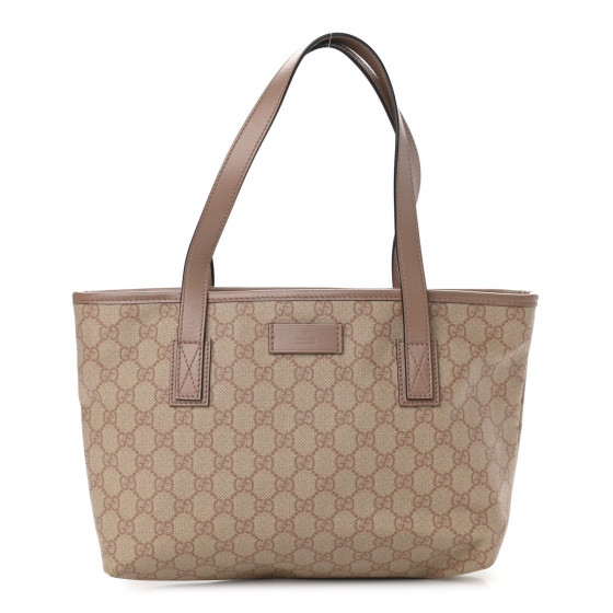 GUCCI GG Supreme Monogram Small Joy Tote Porcelain Rose