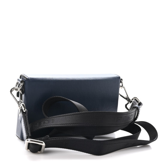 FENDI Vitello King FF Lines Embossed Baguette Soft Trunk
