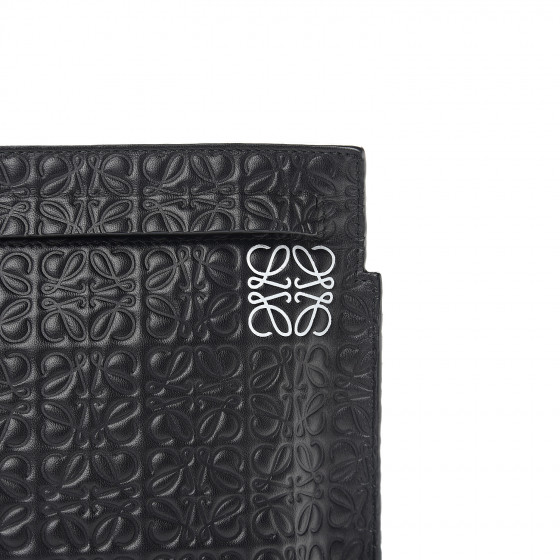 ポーチ LOEWE  Loewe Embossed T-Pouch in Black LOEWE Loewe Embossed T-Pouch in Black – MARAIS