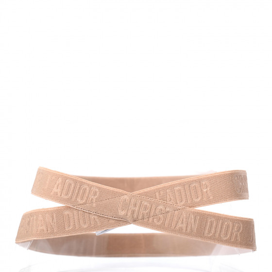 CHRISTIAN DIOR Polyester J'Adior Headband Beige 822965