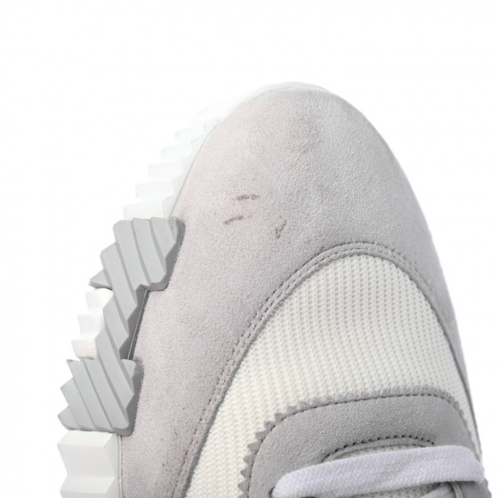 HERMES Technical Canvas Suede Goatskin Bouncing Sneakers 41