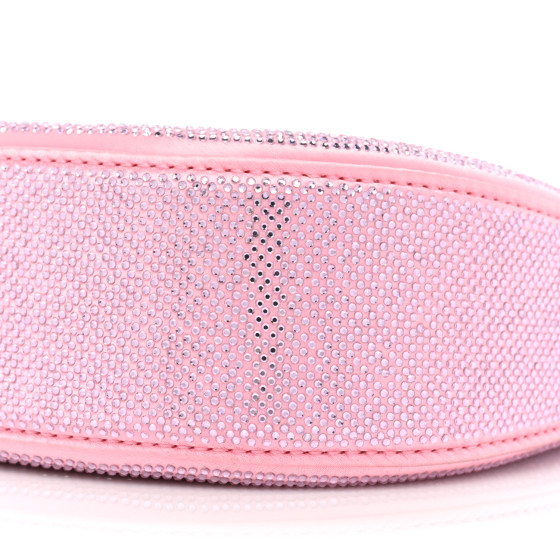 ALEXANDER WANG Mesh Crystal Rhinestone Small Legacy Hobo