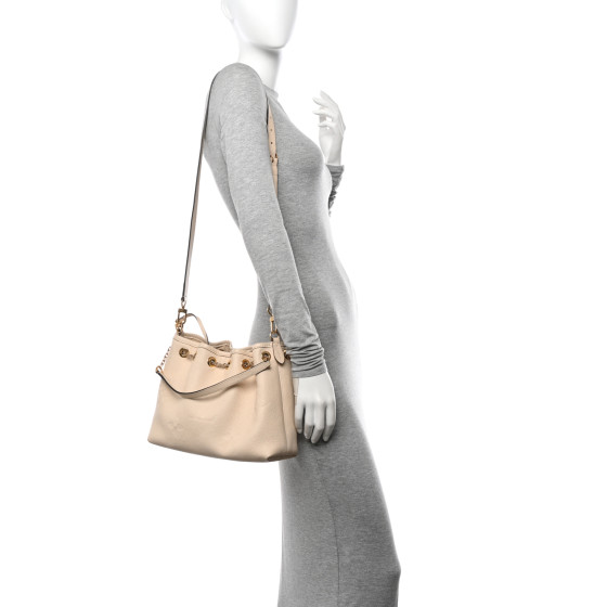 【Louis Vuitton】 Bundle Empreinte ハンドバッグ LV Summer Bundle Monogram Empreinte Beige Clair Bag