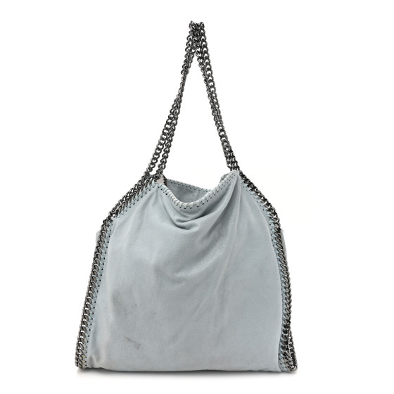 【送料&関税込】Stella McCartney Powder Blue Shaggy Deer Fal STELLA MCCARTNEY Shaggy Deer Falabella Tote Light Blue