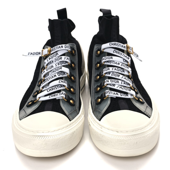 【サイズ限定特価】DIOR technical knit sneakers CHRISTIAN DIOR Technical Knit Calfskin Womens Walk'N'Dior