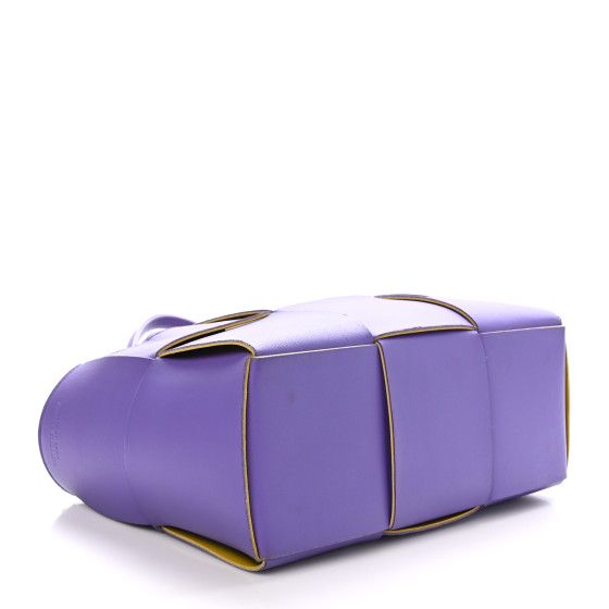BOTTEGA VENETA Nappa Maxi Intrecciato Small Arco Tote Purple