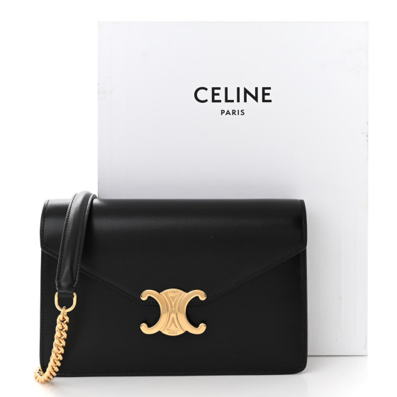財布・小物その他 Celine Wallet On Chain Margo in Shiny Calfskin Black 10L033DPV-10AN_2_FW24_P1_W.jpg