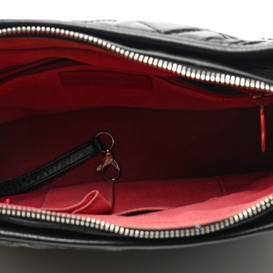 その他 GABRIELLE CHANEL Chanel Black Quilted Calfskin Gabrielle Clutch With Chain