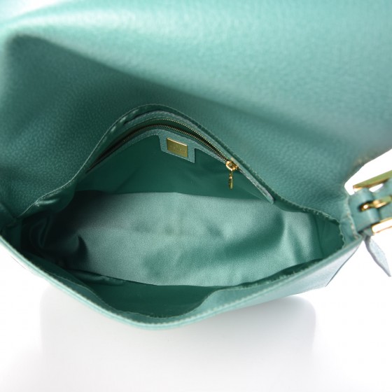 バッグ MintY FENDI Zucchino Spalmati Forever Mini Mama Baguette Celeste