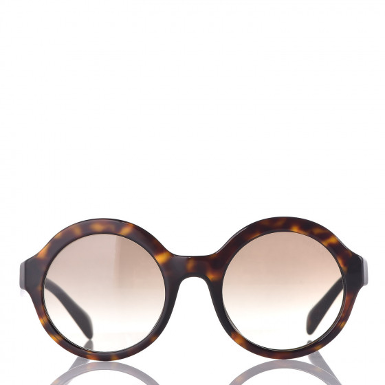 PRADA サングラス SPR11U ブラウン系 PRADA Round Sunglasses SPR 11U Tortoise Brown 357886
