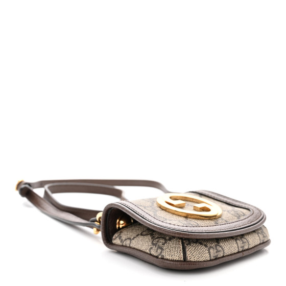 GUCCI GG Supreme Monogram Textured Dollar Calfskin Blondie