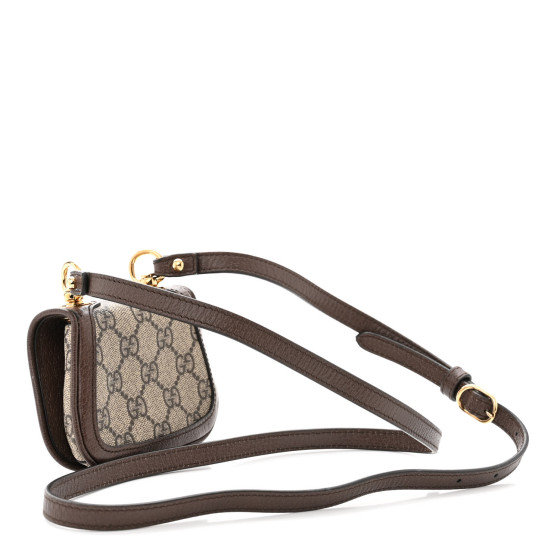 GUCCI GG Supreme Monogram Textured Dollar Calfskin Blondie