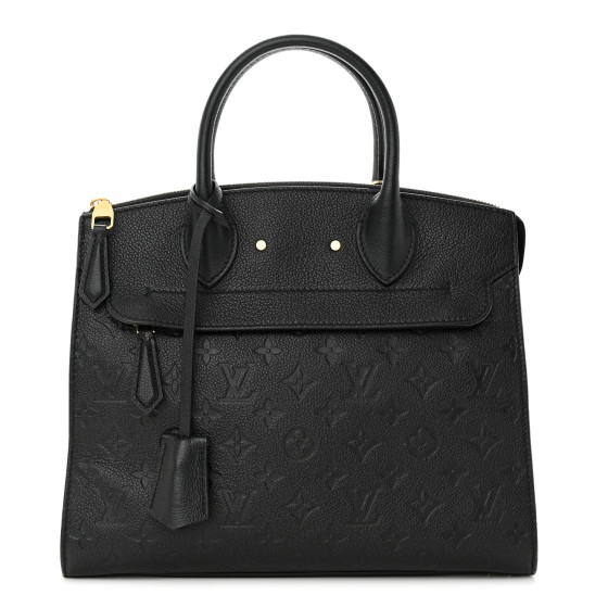LOUIS VUITTON Empreinte Pont Neuf MM Black 1476635 | FASHIONPHILE 