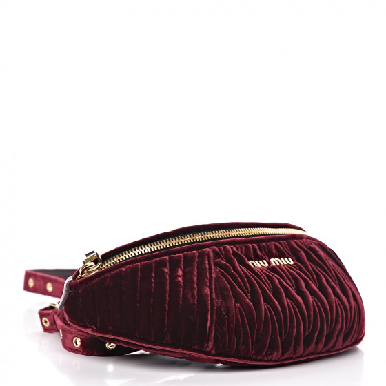 Miu Miu Red and White MIU Rider Bag Miu Miu