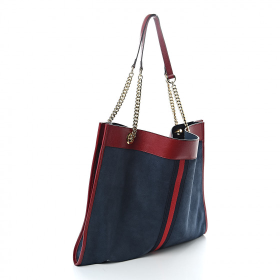 ☆GUCCI x NY Yankees ★ RAJAH ラジャ トートバッグ☆ Gucci NEW YORK NY Yankees Rajah Chain Tote Handbag Purse