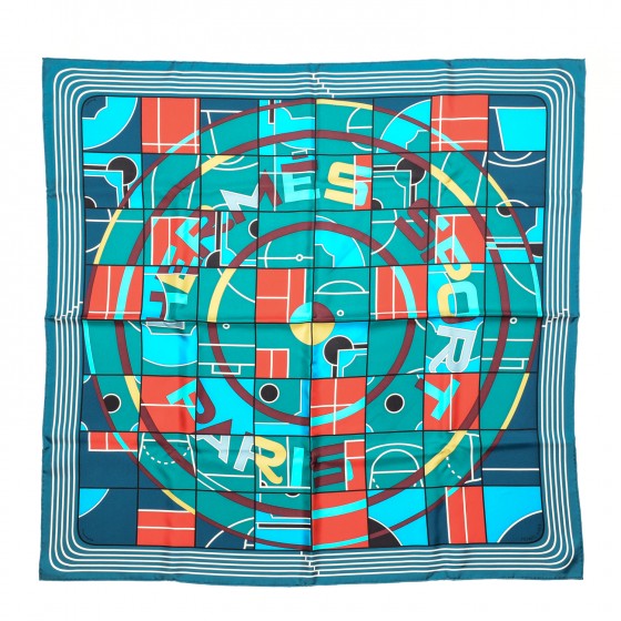 HERMES Silk Hermes Sport Scarf 90 190873 | FASHIONPHILE