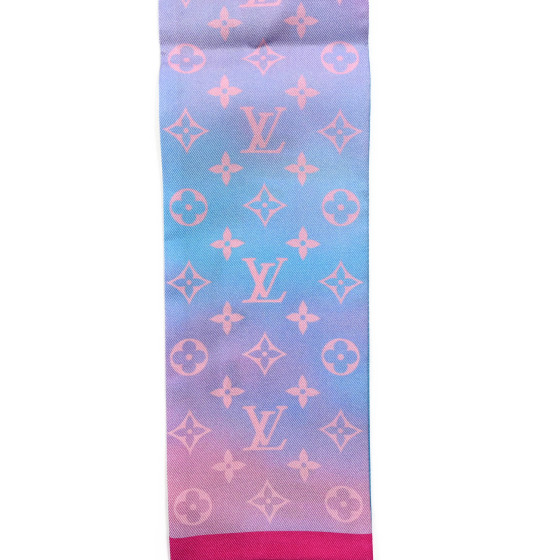 2025春大特価セール！ LOUIS 1358958 Blue Bandeau Desperado Monogram Silk VUITTON 小物