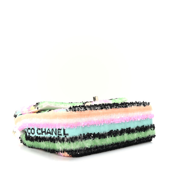 Chanel Black Lambskin Round Caged Chain Around Crossbody