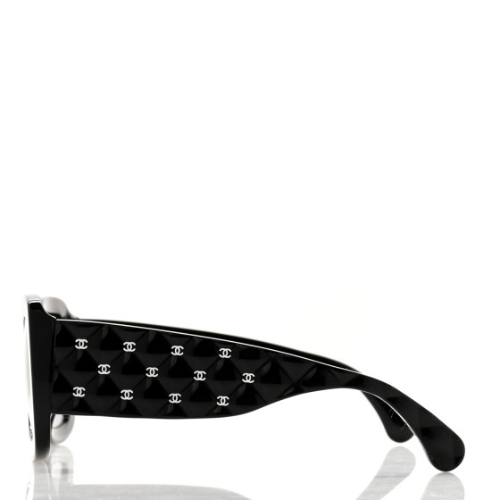 CHANEL ボックス型 ブラックサングラス 5483 CHANEL 5483 Rectangle Sunglasses | Fashion Eyewear