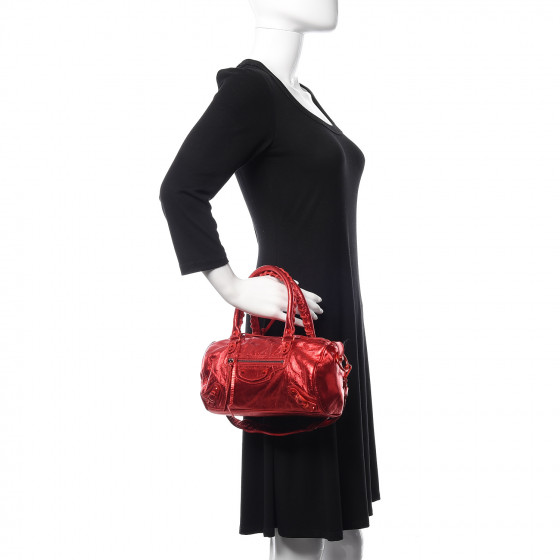Balenciaga Motocross Classic Mini Twiggy Bag - Black Handle