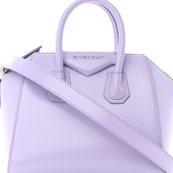 【関税&送料込】Givenchy Lilac Leather Mini Antigona Handbag Authentic Givenchy Nano Antigona Lilac Purple Leather Clutch