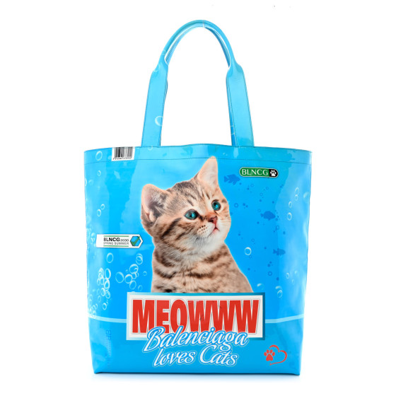 BALENCIAGA　I LOVE CATS エコバッグ Buy Balenciaga I Love Cats Shopper Bag 'White' - 508454
