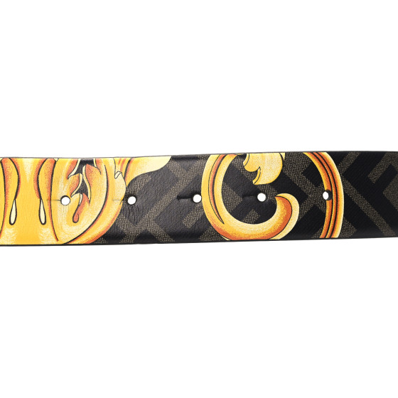 FENDI X VERSACE Vitello Seta Nappa Fendace FF Baroque Belt