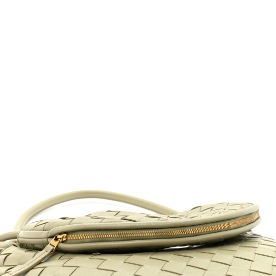 BOTTEGA VENETA Nappa Intrecciato Medium Gemelli Travertine