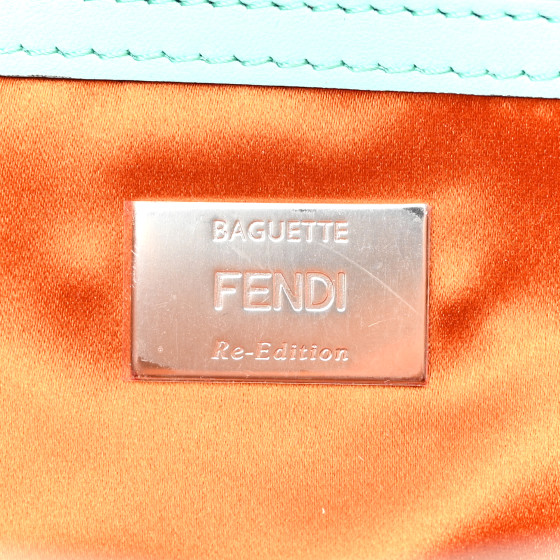 FENDI Rolling Stone Vitello Seta Bead Embroidered Re-Edition