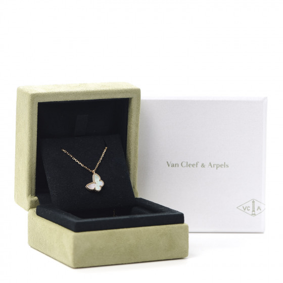 VAN CLEEF & ARPELS 18K Yellow Gold Mother of Pearl Sweet