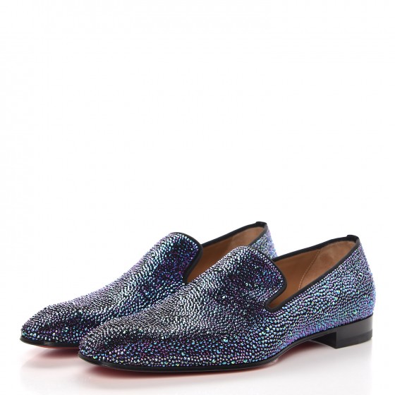 DANDELION FLAT VEAU VELOURS　クリスチャンルブタン Dandelion - Loafers - Veau velours - Black - Men - Christian