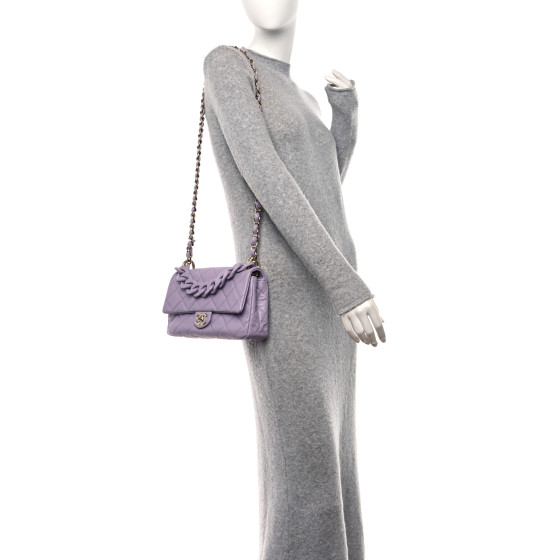 CHANEL カシミヤ手袋 パープル CHANEL カシミヤ手袋 パープル