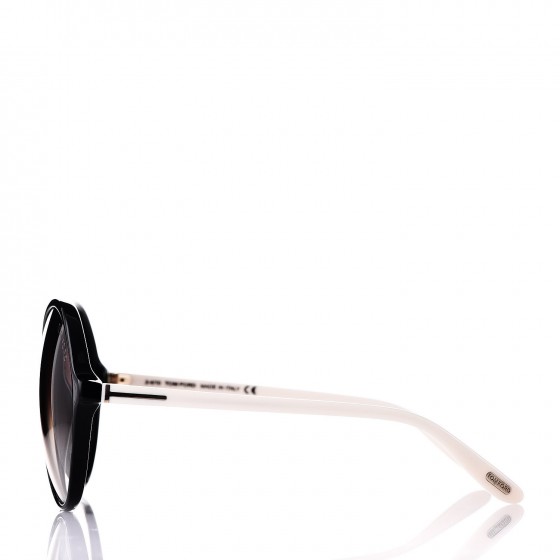 TOM FORD Rhonda Sunglasses TF187 Black White 297091