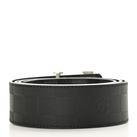 Louis Vuitton ブラックレザーベルト