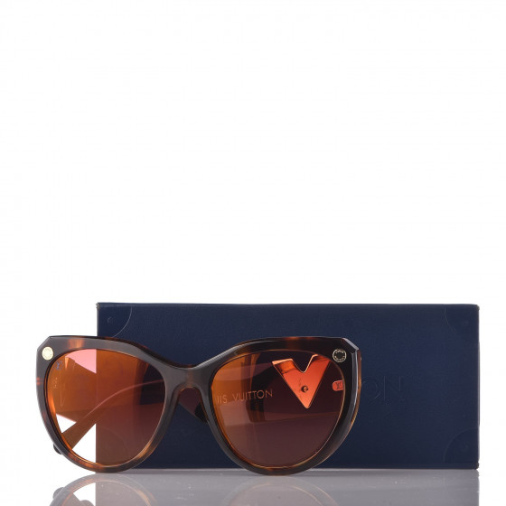 LOUIS VUITTON My Fair Lady Sunglasses Z2347E Light Tortoise