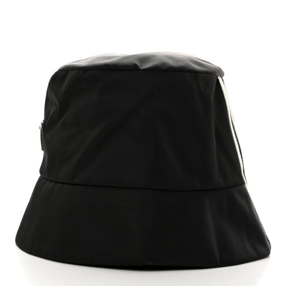 Prada Re-Nylon バケットハット 黒 アディダス コラボ PRADA X ADIDAS Re-Nylon Bucket Hat Black 1431310 | FASHIONPHILE