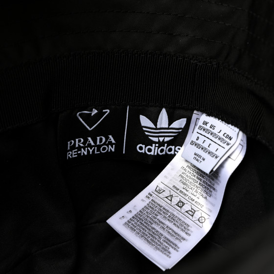 PRADA X ADIDAS Re-Nylon Bucket Hat Black 1431310 | FASHIONPHILE