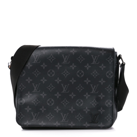 LOUIS VUITTON Monogram Eclipse District PM Black