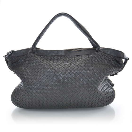 BOTTEGA VENETA Woven Goatskin Matita East West Belly Bag