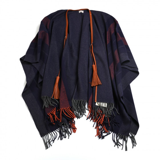hermes cashmere poncho