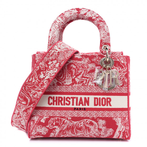 完売必至！Toile de Jouy Reverse LADY D-LITE MEDIUM BAG Medium Lady D-Lite Bag Blue Toile de Jouy Reverse Embroidery