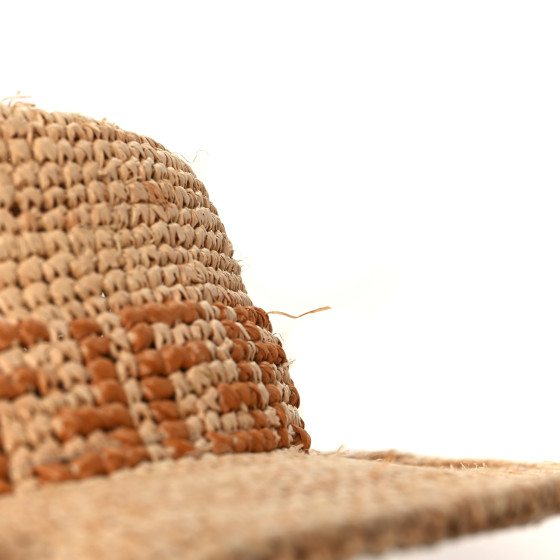 FENDI Raffia FF Mens Bucket Hat 1221242 | FASHIONPHILE