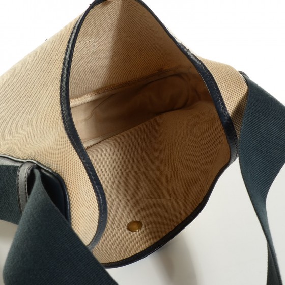 HERMES Toile Sako 32 Bleu 109058 | FASHIONPHILE