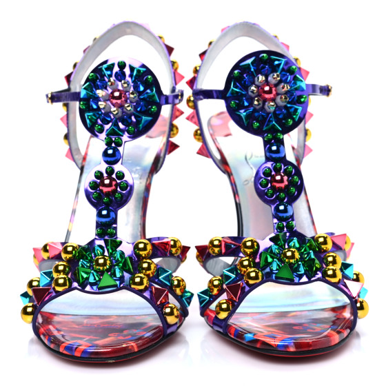 新品未使用　Christian Louboutin オーロラサンダル Christian Louboutin Atmospheria 85mm Sandals | Silver | FARFETCH