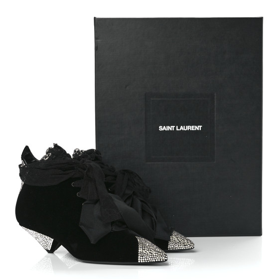 SAINT LAURENT Velluto Master Crystal Embellished Blaze 45 La